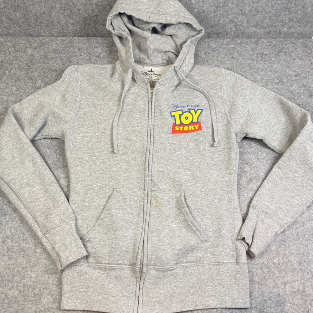 Disney Parks Toy Story Land Grand Opening Zip Hoodie XS Pixar Walt Disney